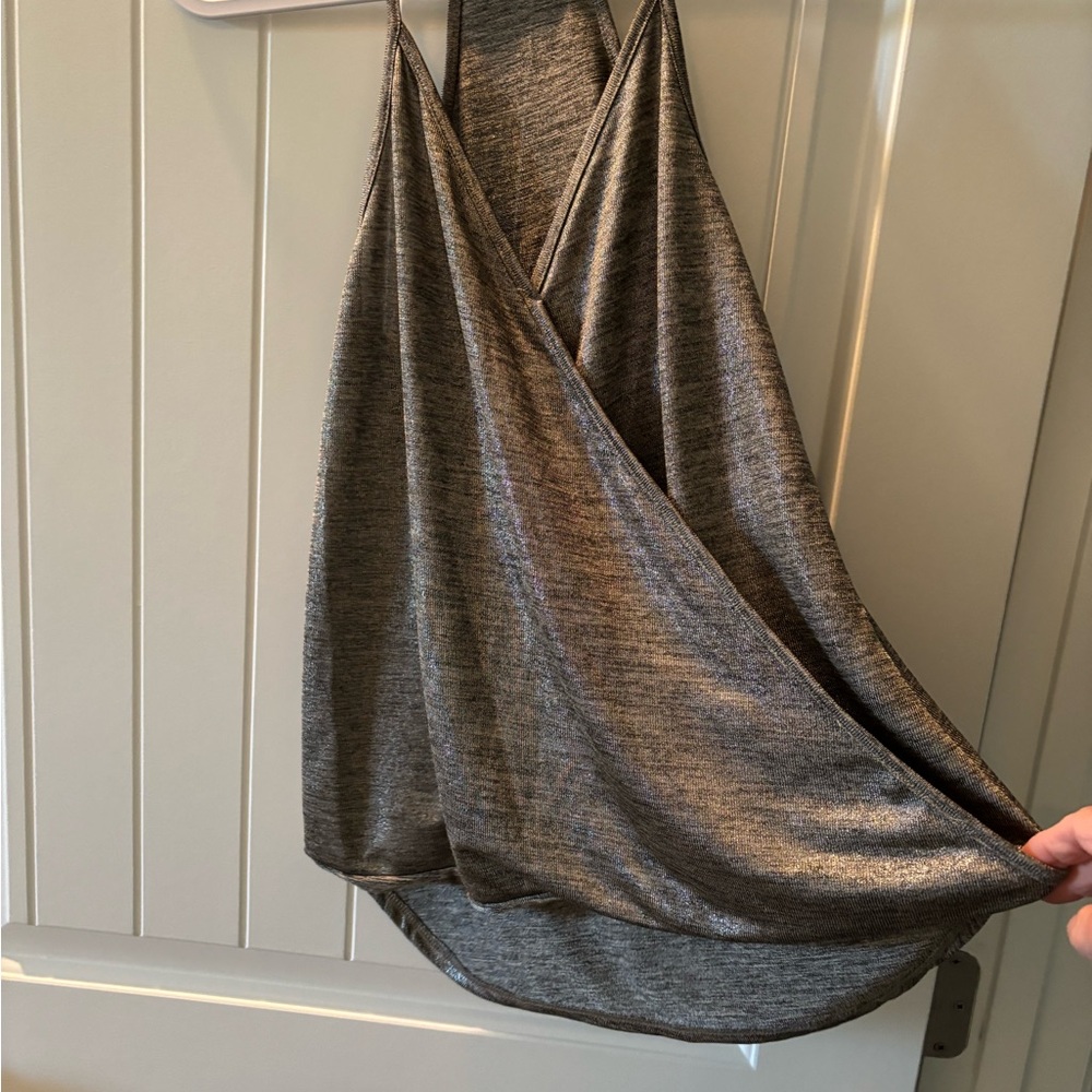 Lucy Paris Charcoal Strappy Top